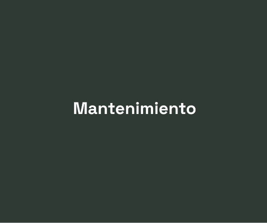 mantenimiento